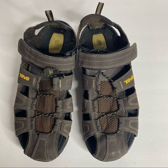 Teva | Brown ShacPad Sandals - Picture 1 of 8
